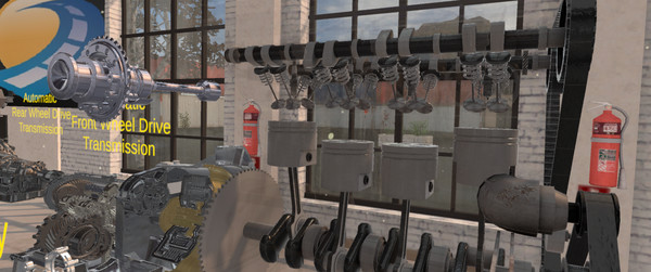 Basic Car Repair Garage VR screenshot 2