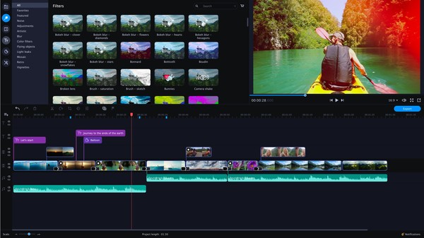 Movavi Video Editor Plus 2020 - Video Editing Software screenshot 1