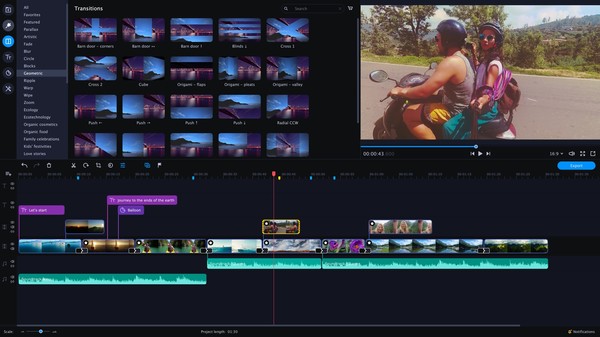 Movavi Video Editor Plus 2020 - Video Editing Software screenshot 3