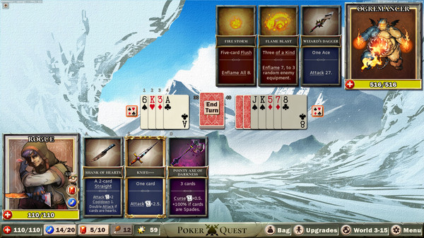 Poker Quest: Swords and Spades screenshot 5