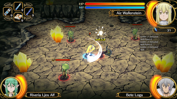 Is It Wrong to Try to Pick Up Girls in a Dungeon? Infinite Combate screenshot 8