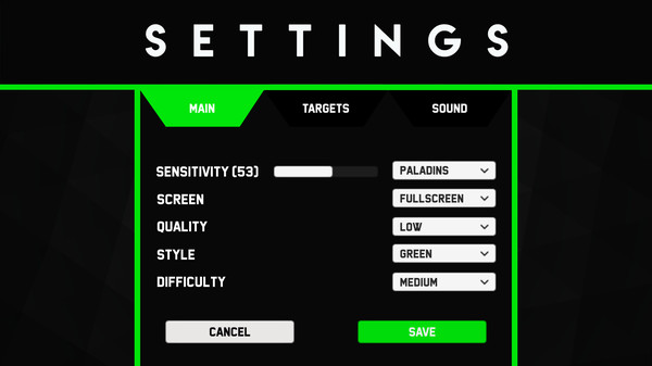 Musical Aim Trainer screenshot 1