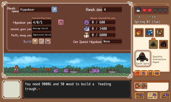 Hippoboar Rancher ~かばいの牧場物語~ screenshot 6