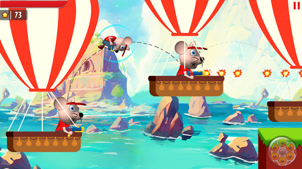 Mouse Mayhem Shooting & Racing screenshot 2