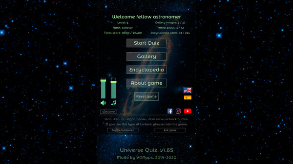 Universe Quiz screenshot 1