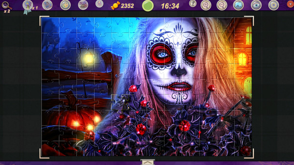 Sweet Holiday Jigsaws: Halloween Night screenshot 4