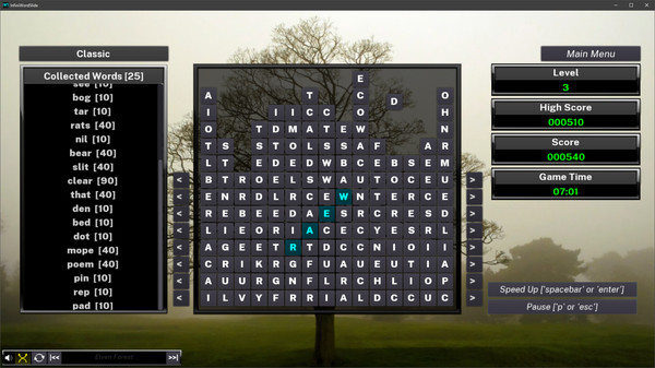 InfiniWordSlide screenshot 1