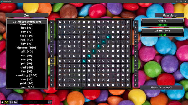 InfiniWordSlide screenshot 7