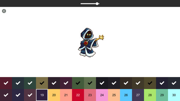 RETRO-PIXEL COLOR PALETTE: Color by Number screenshot 12