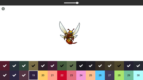 RETRO-PIXEL COLOR PALETTE: Color by Number screenshot 3