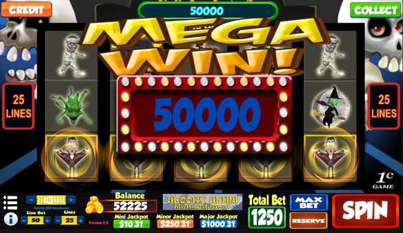 Spooky Spins Remastered - Casino Slot Simulations screenshot 1