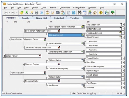 Family Tree Heritage Gold screenshot 2