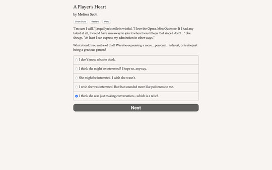 A Player's Heart screenshot 2