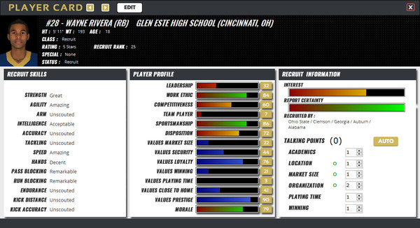 Draft Day Sports: College Football 2020 screenshot 5
