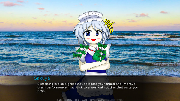 Sakuya Izayoi Gives You Advice And Dabs screenshot 2