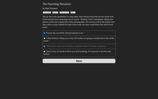 The Parenting Simulator screenshot 0