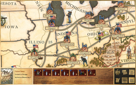 Victory and Glory: The American Civil War screenshot 1