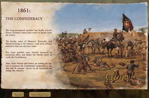Victory and Glory: The American Civil War screenshot 7