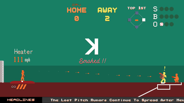 2D Baseball Duel screenshot 3