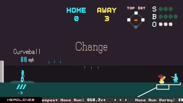 2D Baseball Duel screenshot 4