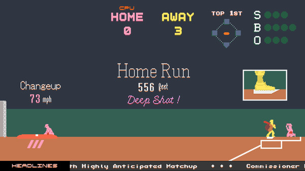 2D Baseball Duel screenshot 1