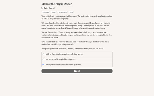 Mask of the Plague Doctor screenshot 1