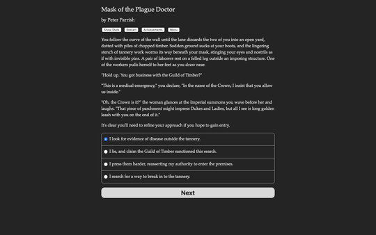 Mask of the Plague Doctor screenshot 3
