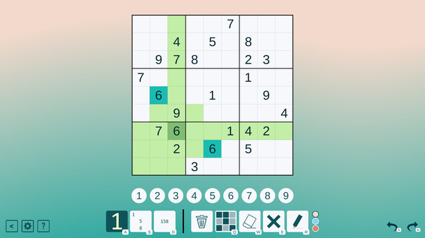 Chess Sudoku screenshot 2