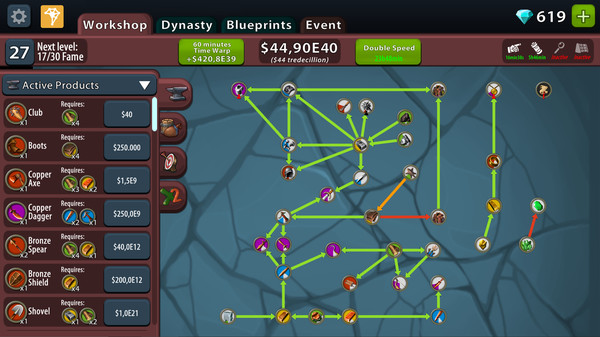 Crafting Idle Clicker screenshot 1