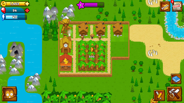 Bloons Monkey City screenshot 1