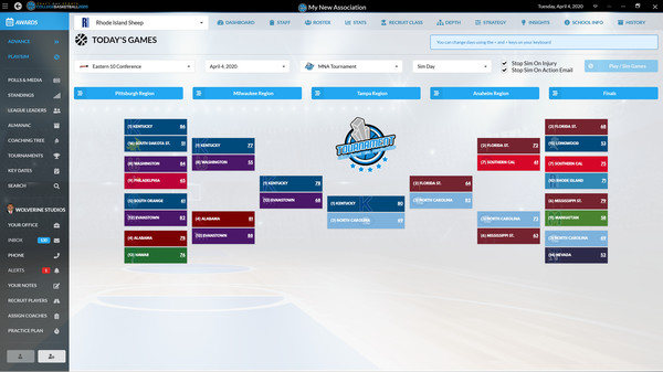Draft Day Sports: College Basketball 2020 screenshot 3