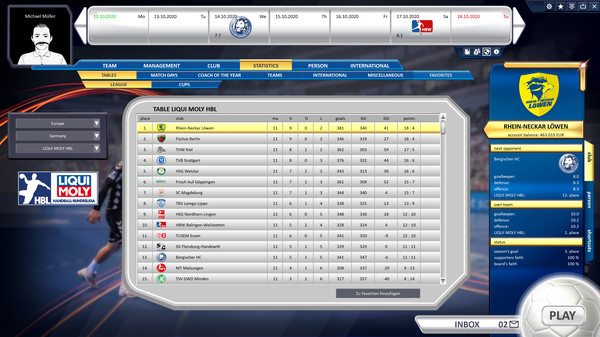 Handball Manager 2021 screenshot 5