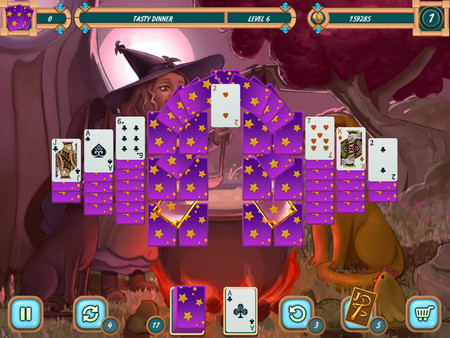 Sweet Solitaire: School Witch screenshot 4