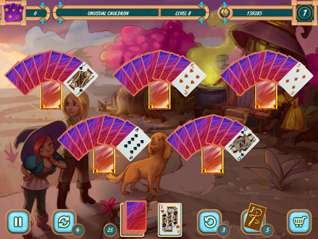 Sweet Solitaire: School Witch screenshot 7