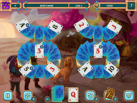 Sweet Solitaire: School Witch screenshot 2