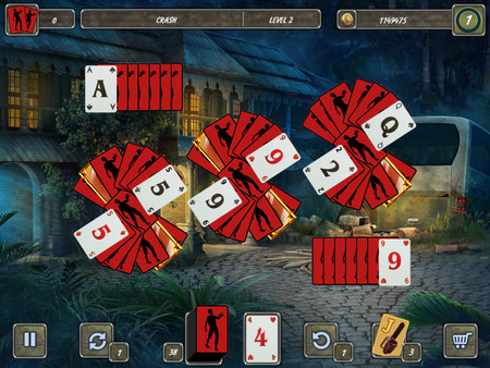 Dangerous Solitaire. Zombie Fever screenshot 1