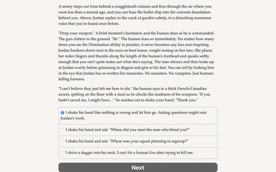 Vampire: The Masquerade — Parliament of Knives screenshot 1