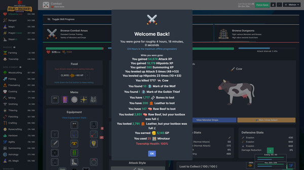 Melvor Idle screenshot 4