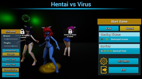 Hentai vs Virus: I Am Waifu screenshot 3