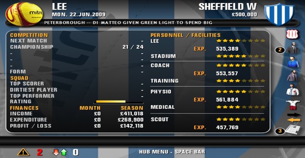 Premier Manager 10 screenshot 3