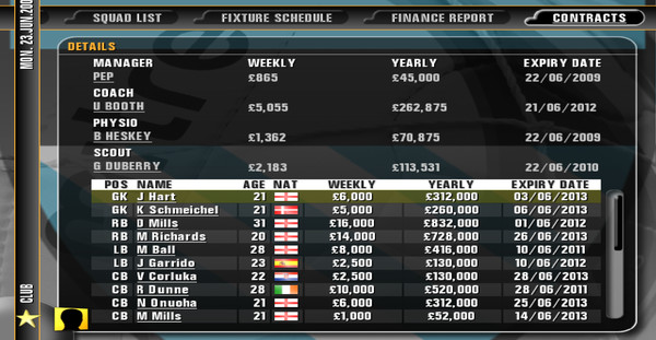 Premier Manager 09 screenshot 2