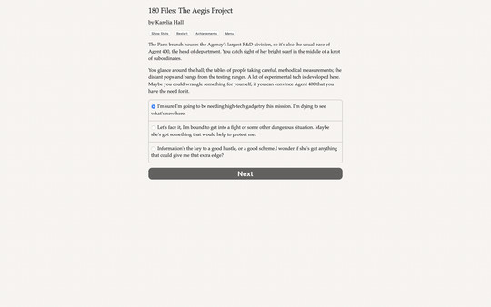 180 Files: The Aegis Project screenshot 5