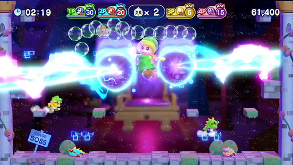 Bubble Bobble 4 Friends: The Baron's Workshop screenshot 1