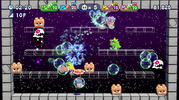 Bubble Bobble 4 Friends: The Baron's Workshop screenshot 3