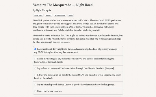 Vampire: The Masquerade — Night Road screenshot 4
