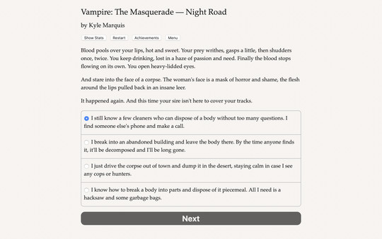Vampire: The Masquerade — Night Road screenshot 5