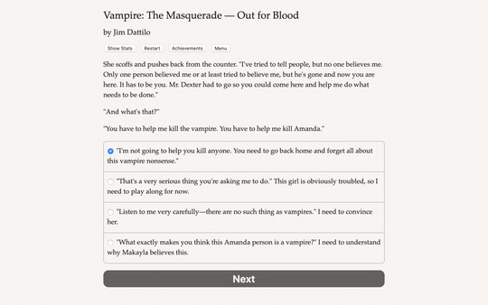 Vampire: The Masquerade — Out for Blood screenshot 2