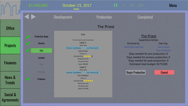 Tinseltown Tycoon screenshot 8