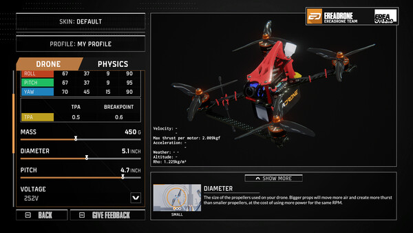 EreaDrone : FPV Drone Simulator screenshot 4