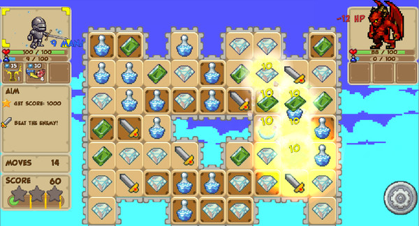 Gems of Fate: the Charmed King screenshot 1